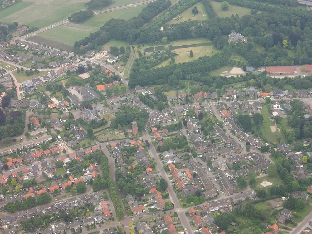 Duizel: Duizel (detail vanuit de lucht)
